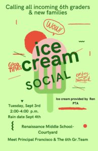 Ice Cream Social 2024 flyer