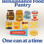 Let's restock the Renaissance Food Pantry. Bring items to Room g2